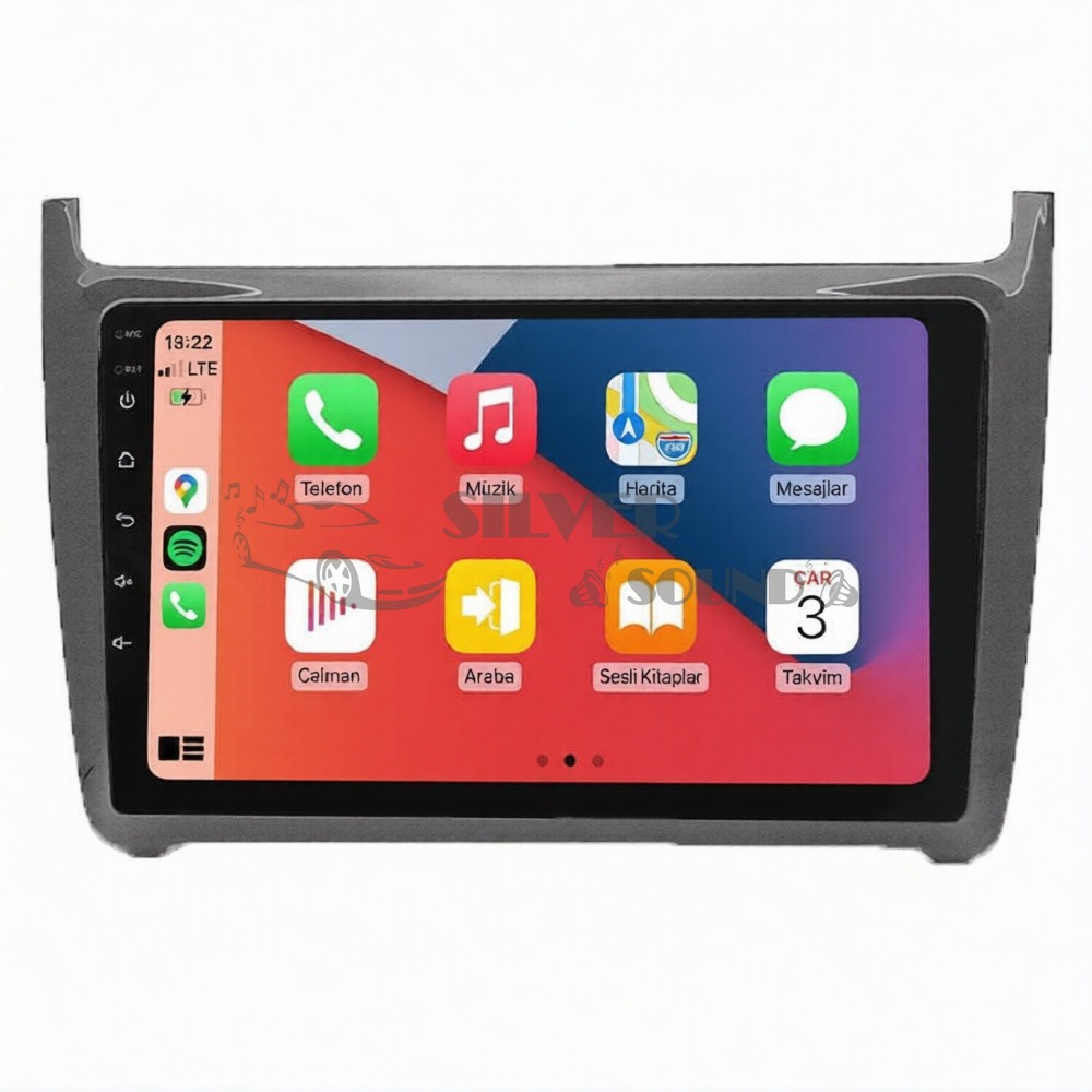 Volkswagen Polo 9 İnç Carplay Androidauto Multimedya Sistemi