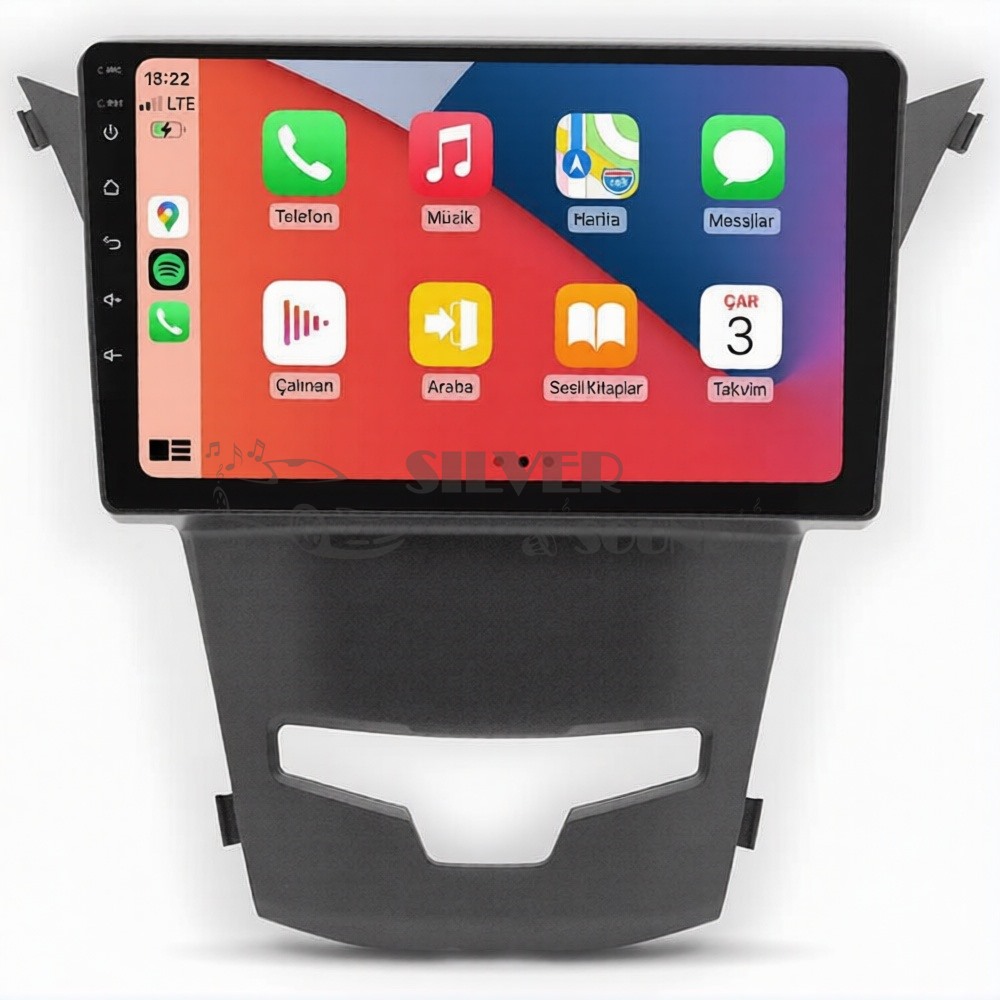 Ssangyong Korando 9 İnç Carplay Androidauto Multimedya Sistemi