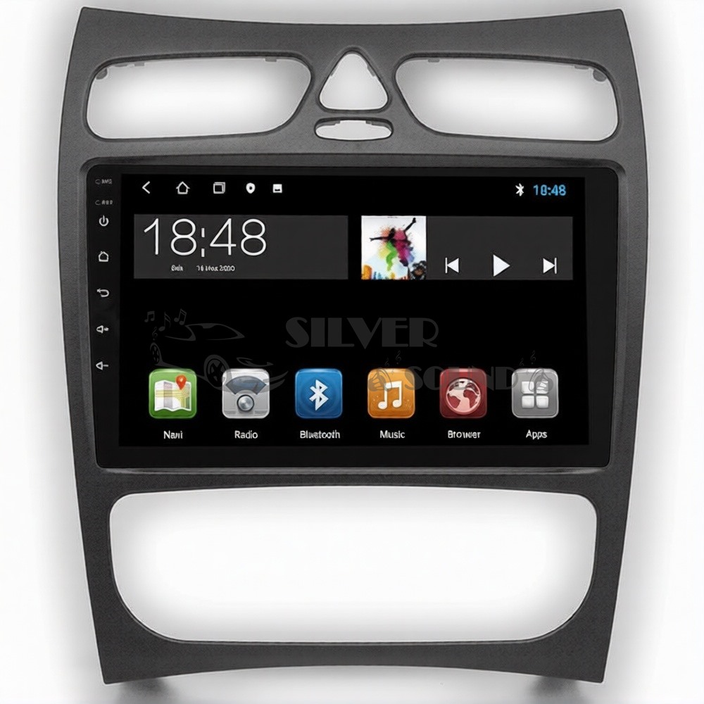 Mercedes CLK Serisi (W209) 9 İnç Android Navigasyon Multimedya Sistemi