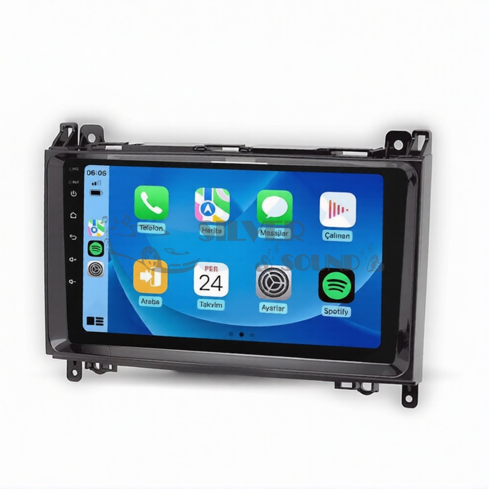 Mercedes B Class Vito Viano 9 inç Carplay Androidauto Android Multimedya Sistemi