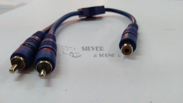 Eyton XT003-1F2M 1 Dişi 2 Erkek RCA Y Kablo full bakır