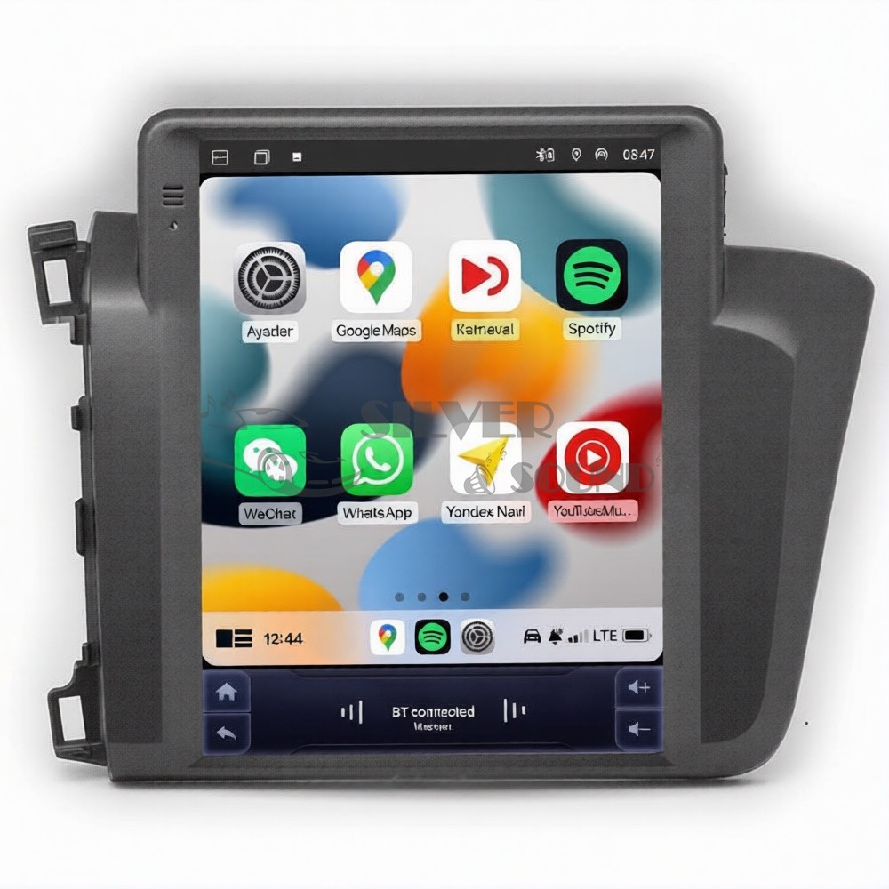 Honda Civic 9.7 inç Tesla Carplay Androidauto Android Multimedya Sistemi
