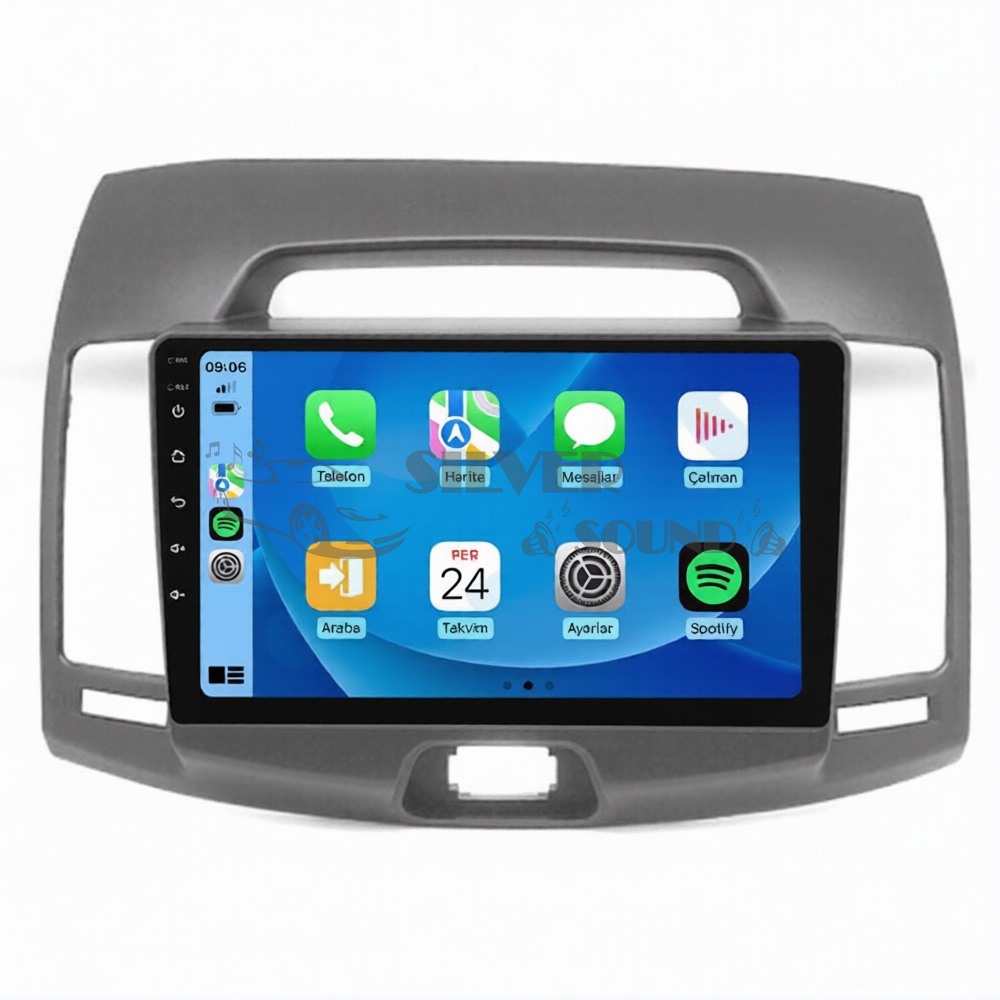 Hyundai Elantra 9 inç Carplay Androidauto Android Multimedya Sistemi