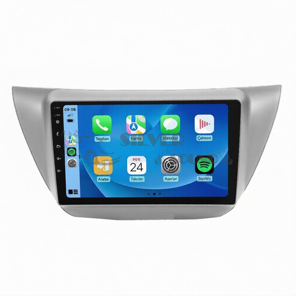Mitsubishi Lancer 9 inç Carplay Androidauto Android Multimedya Sistemi