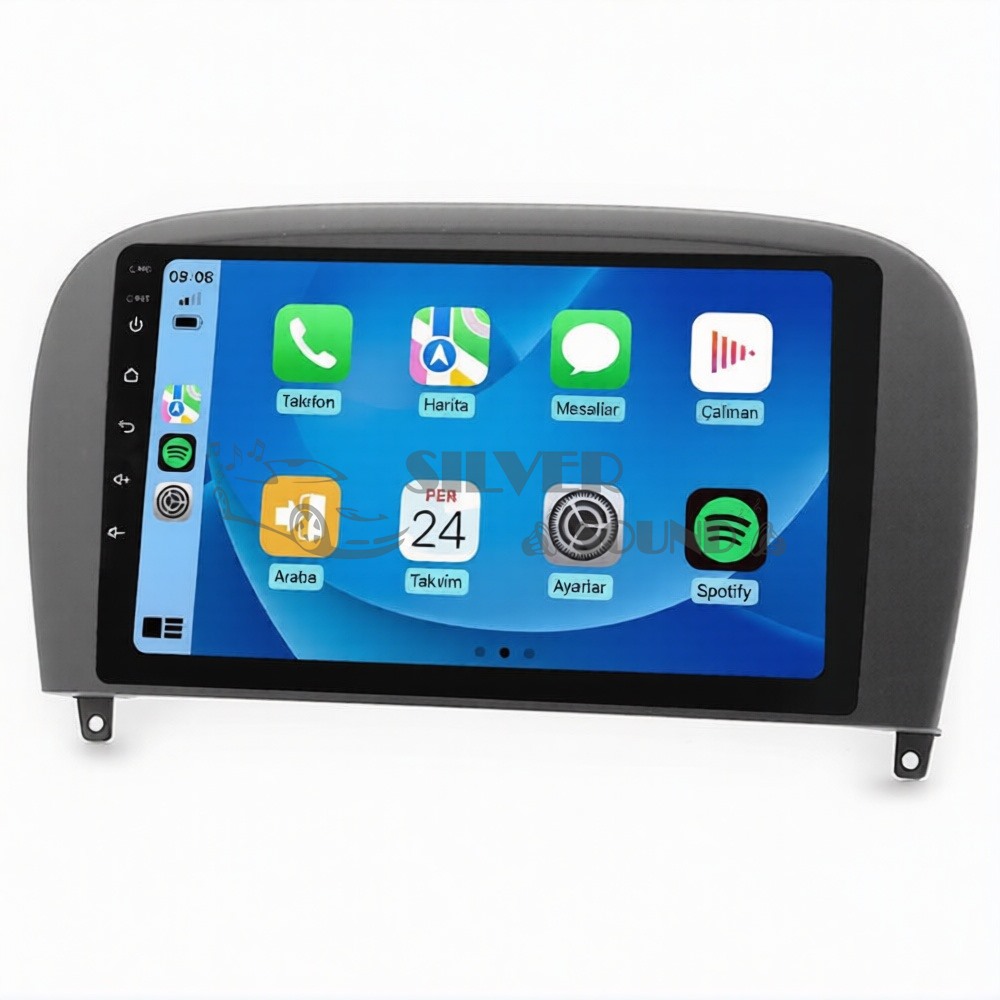 Mercedes SL Serisi (R230) 9 inç Carplay Androidauto Android Multimedya Sistemi