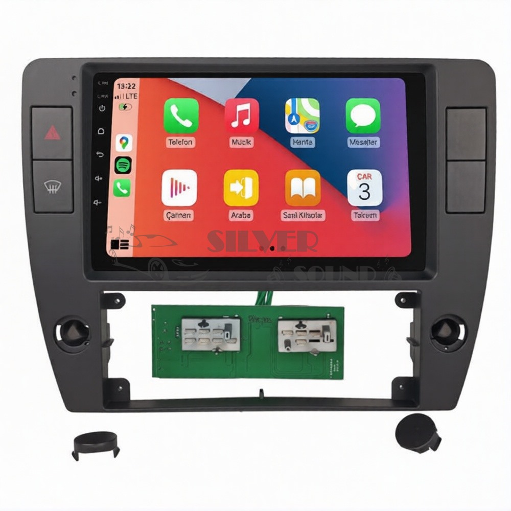 VolksWagen Passat B-5 9 İnç Carplay Androidauto Multimedya Sistemi