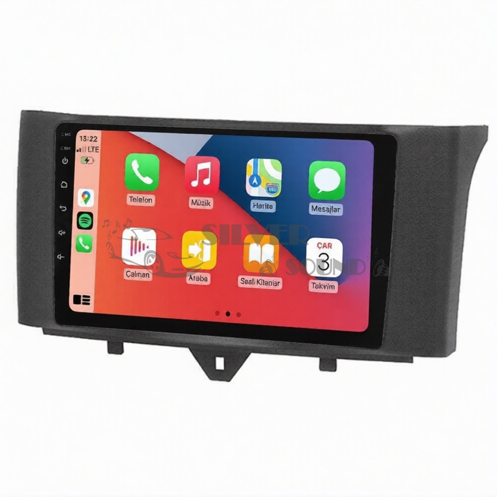 Smart ForTwo (451) 9 inç Carplay Androidauto Multimedya Sistemi