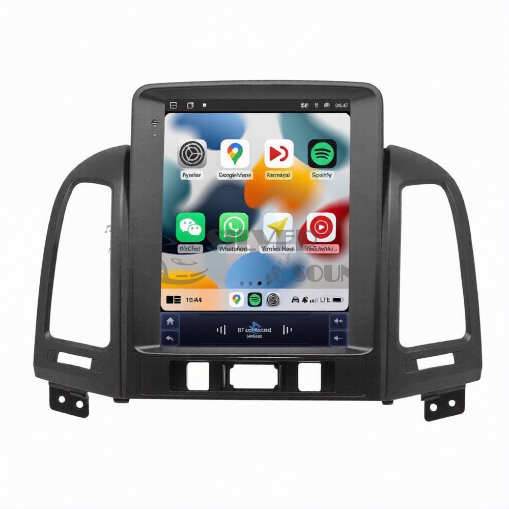 Hyundai Santa Fe 9.7 inç Tesla Carplay Androidauto Android Multimedya Sistemi