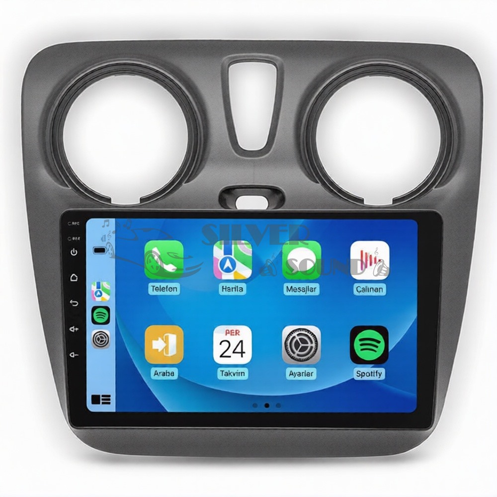 Dacia Lodgy Dokker 9 inç Carplay Androidauto Android Multimedya Sistemi