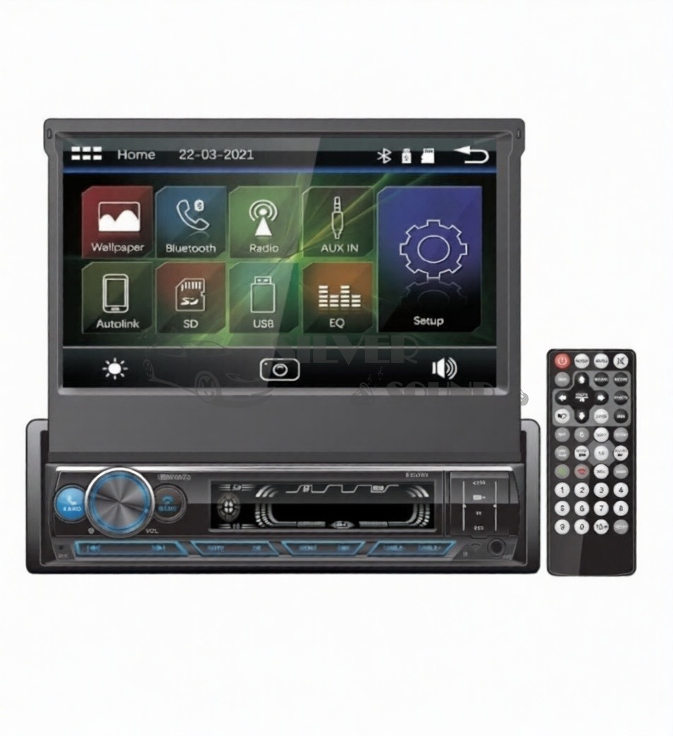 Roadstar 7 inç İndash Bluetooth Multimedya USB SD RD6100