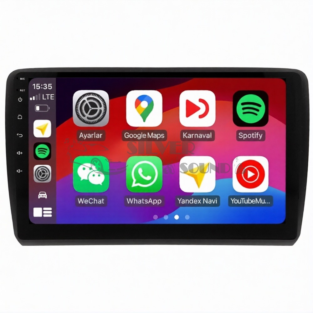 Seat İbiza (6P) 9 inç Carplay Androidauto Android Multimedya Sistemi