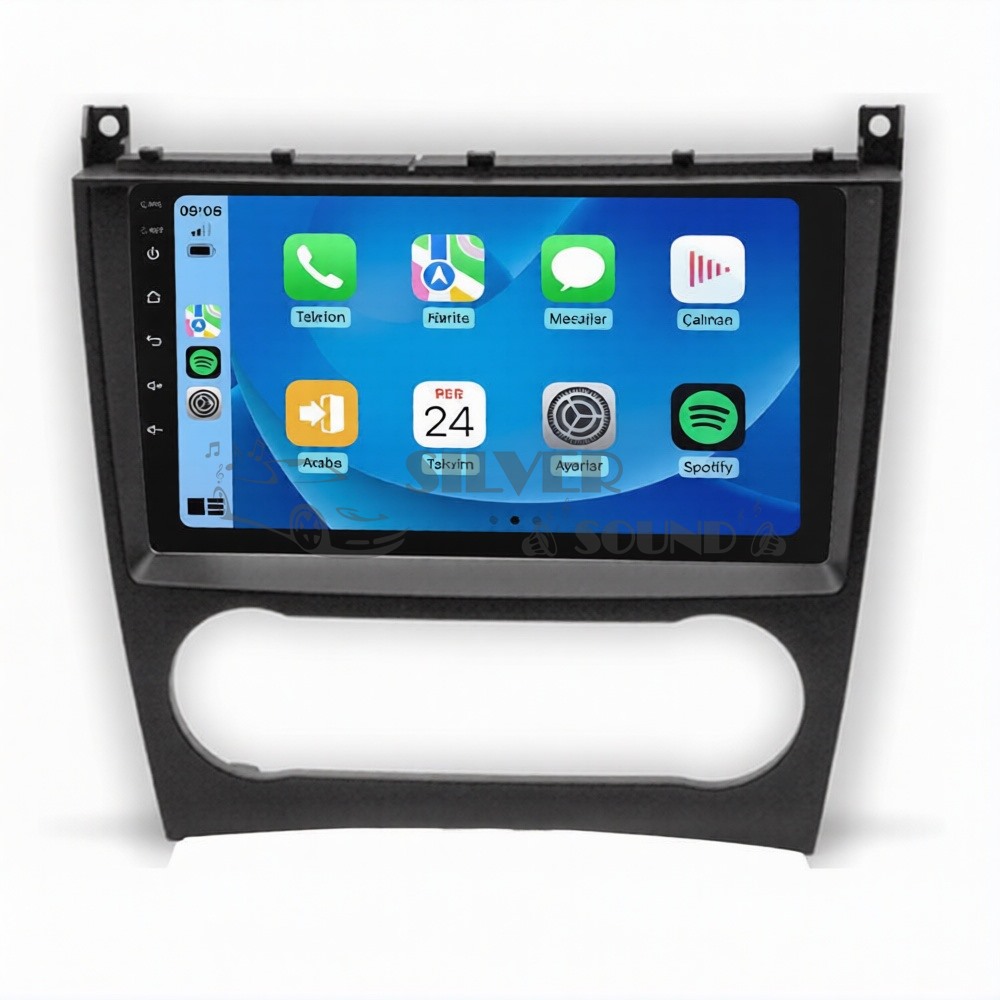 Mercedes C Class W203 W209 W463 9 inç Carplay Androidauto Android Multimedya Sistemi