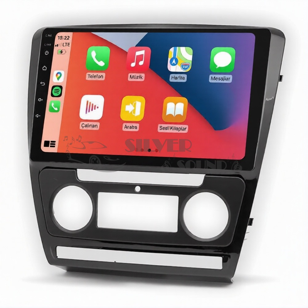 Skoda Octavia 10.1 inç Carplay Androidauto Multimedya Sistemi