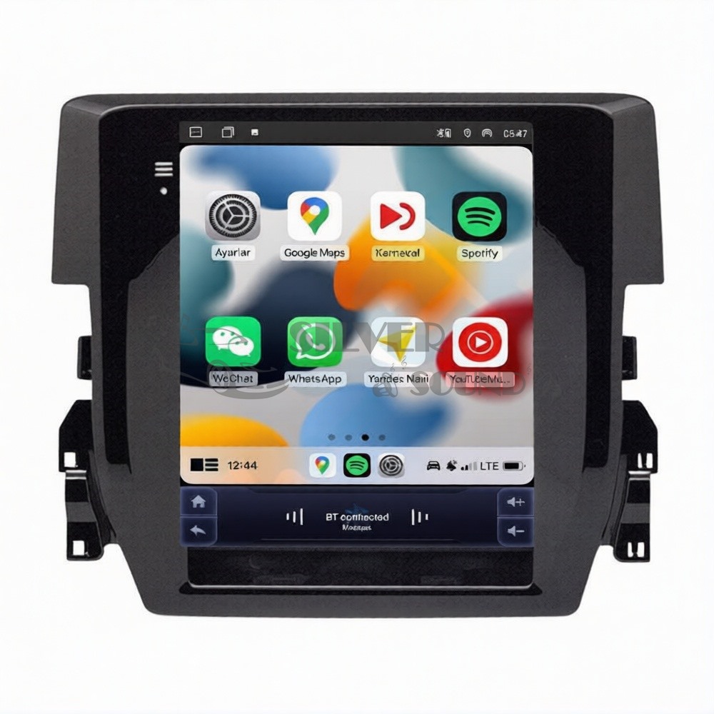 Honda Civic 9.7 inç Tesla Carplay Androidauto Android Multimedya Sistemi