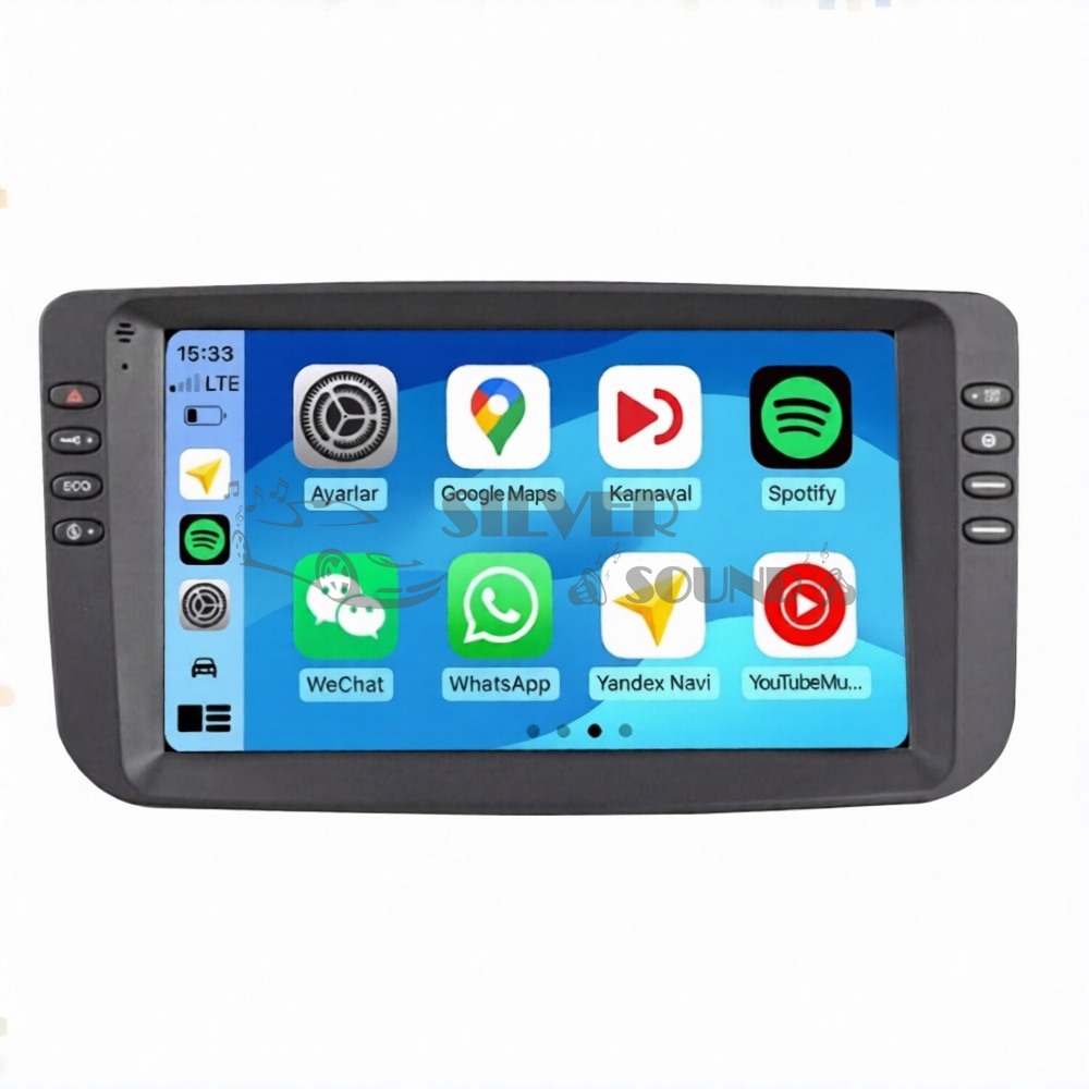 Fiat Punto Evo Linea 9 inç Carplay Androidauto Android Multimedya Sistemi