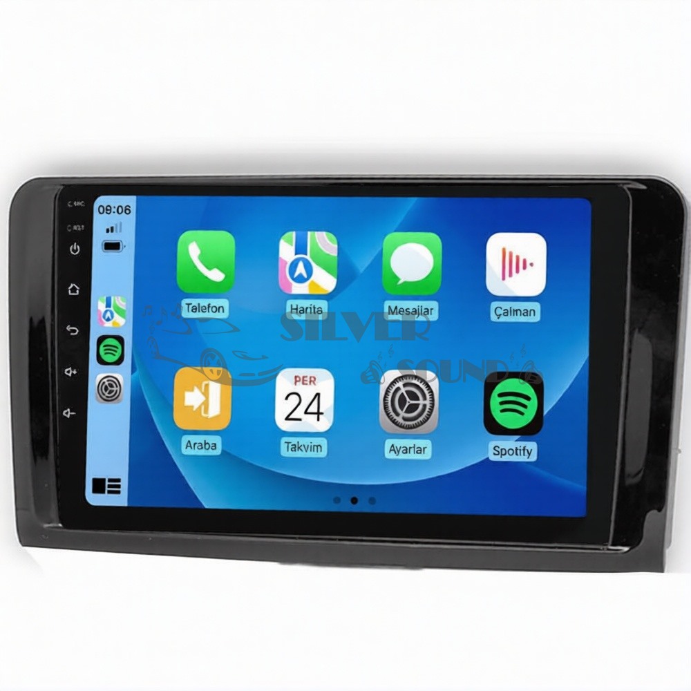 Mercedes M Class W164 GL-Class X164 9 inç Carplay Androidauto Android Multimedya Sistemi