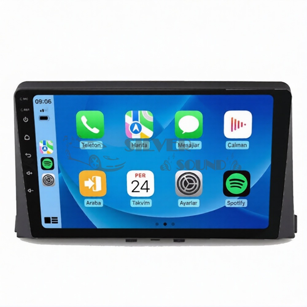 Berlingo Partner Combo Proace City 10.1 inç Carplay Androidauto Android Multimedya Sistemi