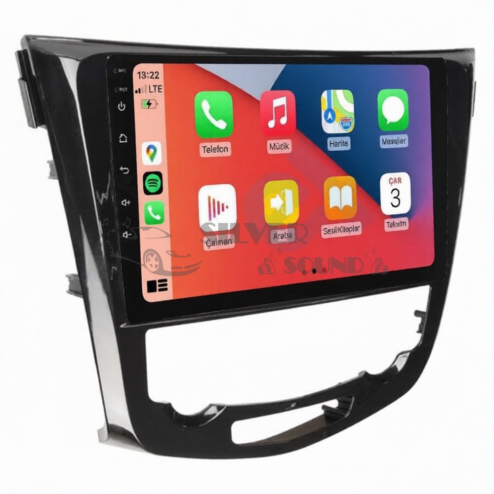 Nissan Qasqai X-Trail 10.1 inç Carplay Androidauto Multimedya Sistemi