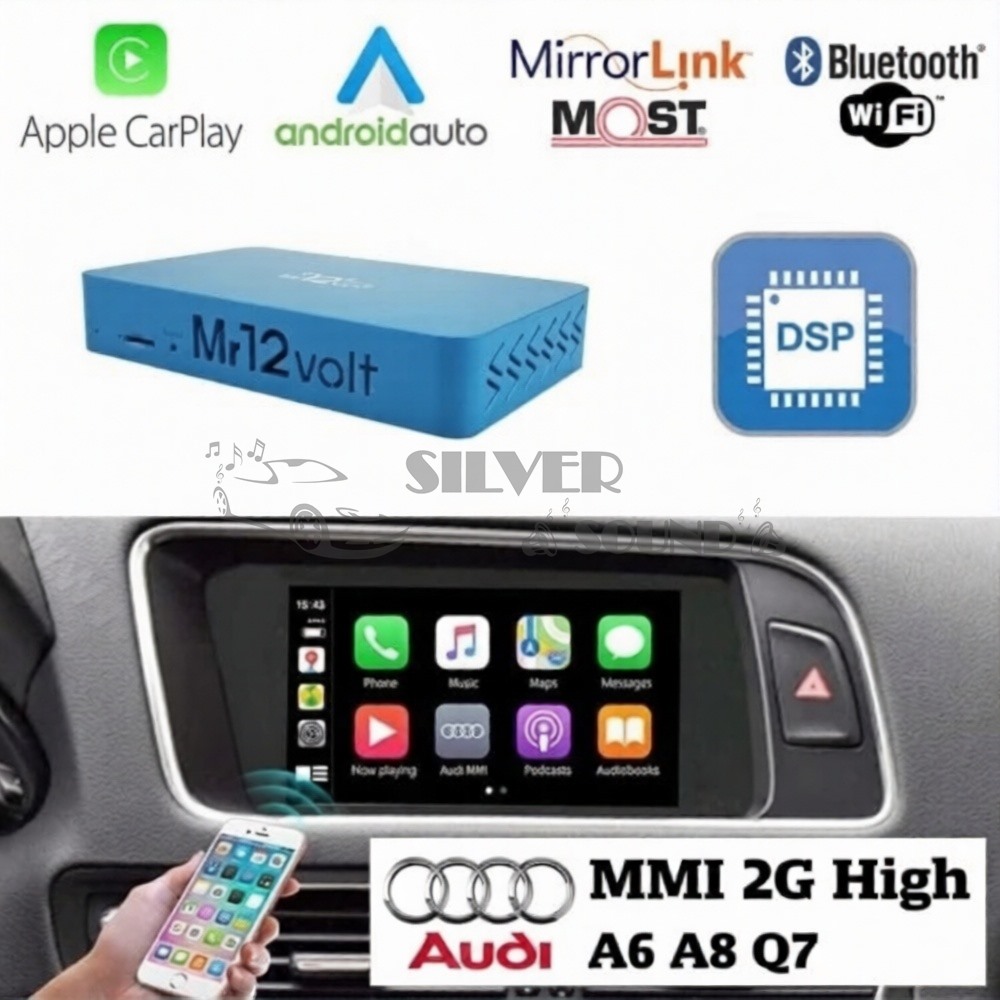 Audi A8 MMI 2G Carplay AndroidAuto ve Mirrorlink İnterface