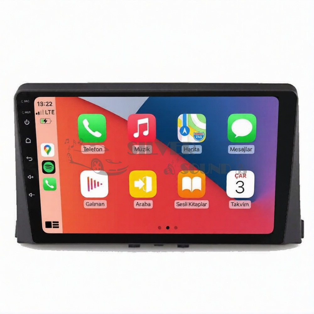 Citroen Berlingo 10.1 inç Carplay Androidauto Android Multimedya Sistemi