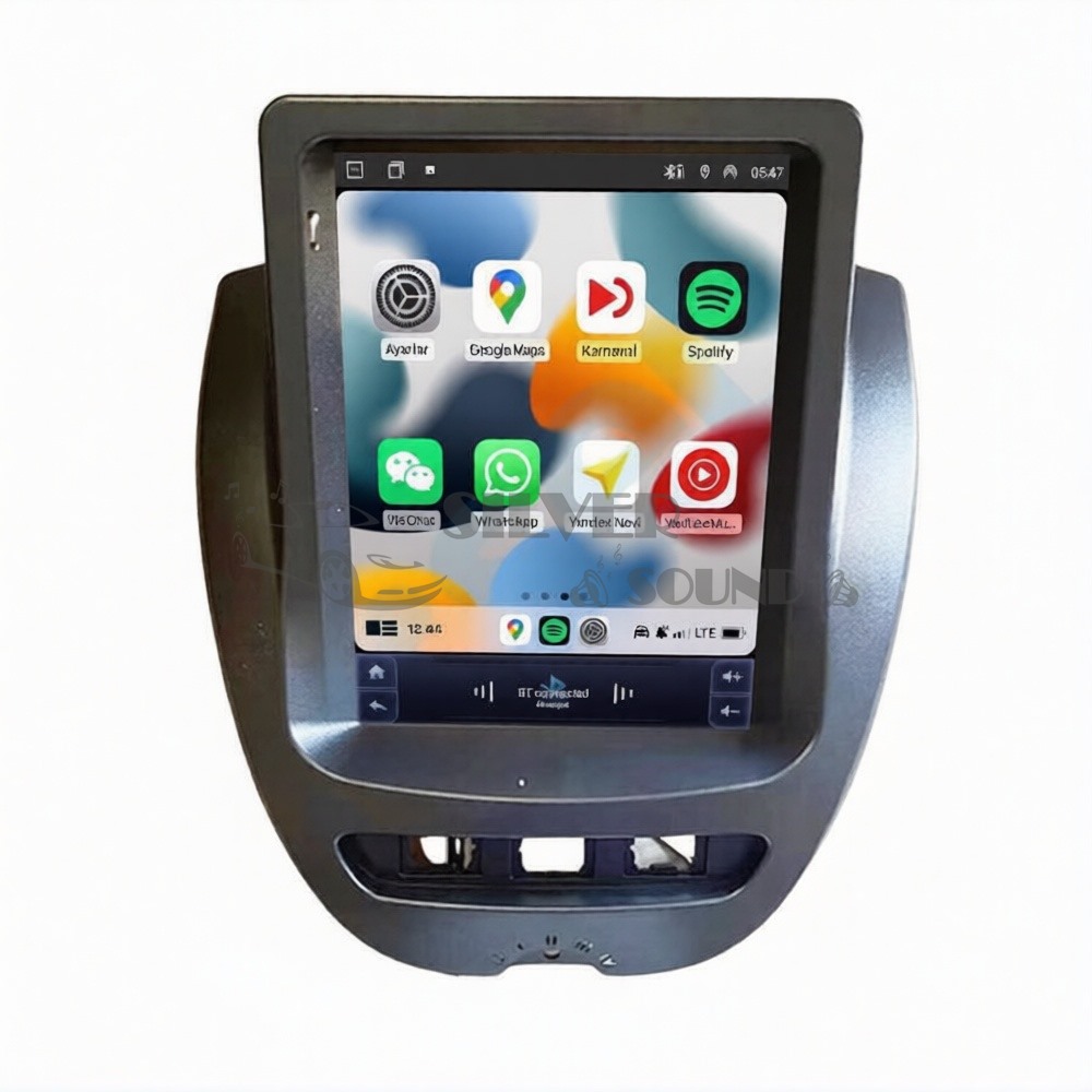 Citroen C1 9.7 inç Tesla Carplay Androidauto Android Multimedya Sistemi