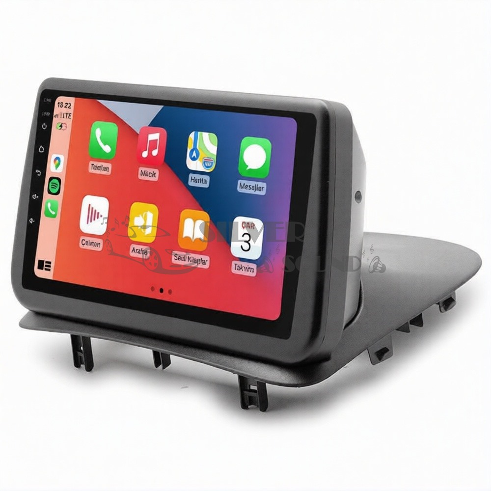 Renault Clio 3 9 inç Carplay Androidauto Multimedya Sistemi