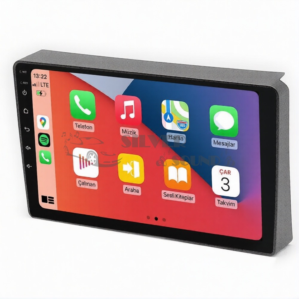 Renault Captur Dacia Duster 9 inç Carplay Androidauto Multimedya Sistemi