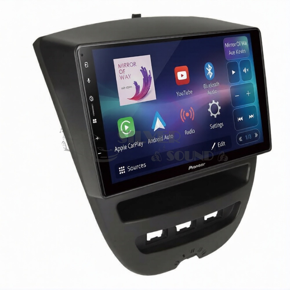 Pioneer PF97BT Citroen C1 Peugeot 107 9 inç Carplay Androidauto Multimedya Sistemi