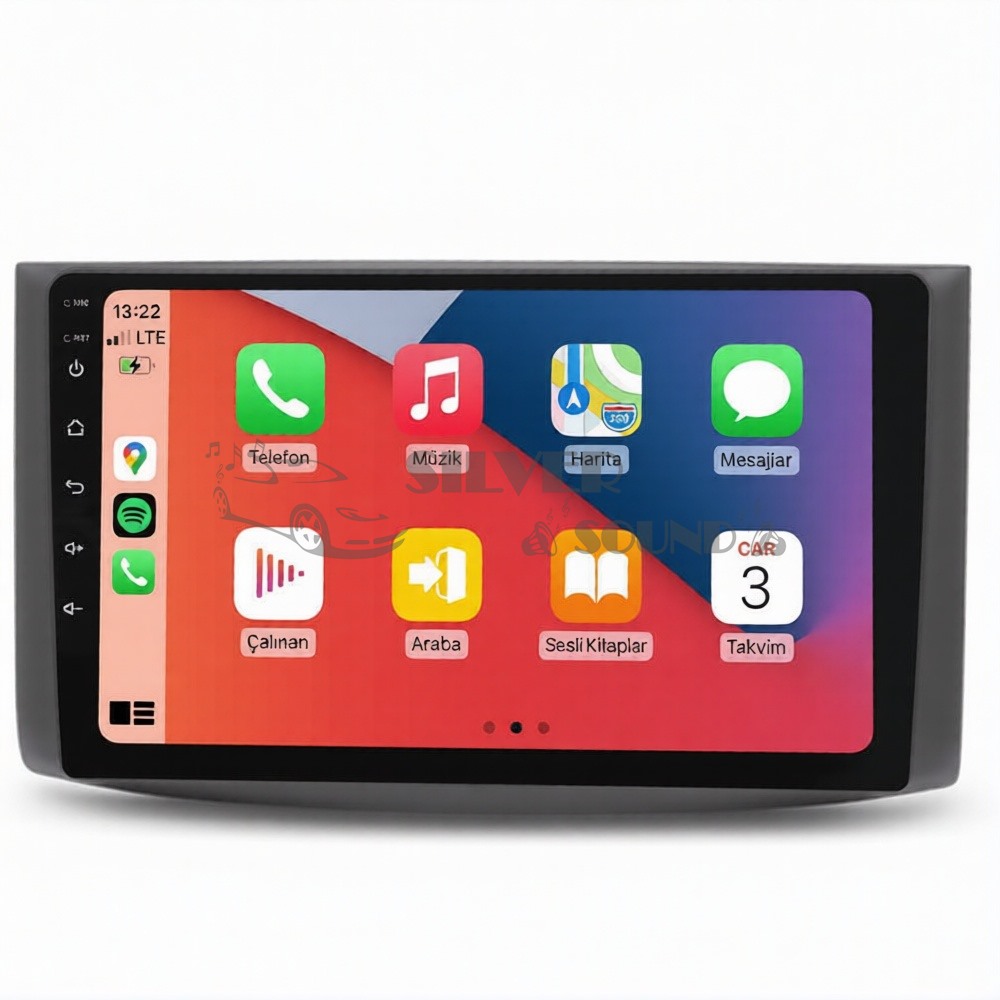 Chevrolet Aveo 9 inç Carplay Androidauto Multimedya Sistemi