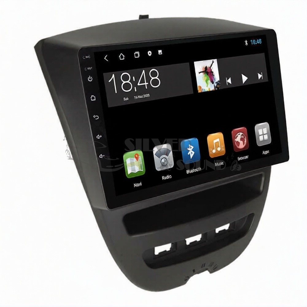 Citroen C1 Peugeot 107 10.1 inç Android Navigasyon ve Multimedya Sistemi