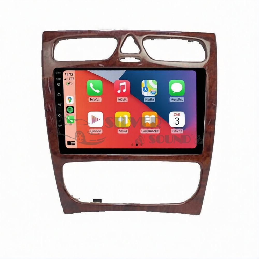 Mercedes-Benz C Serisi (W203) 9 İnç Carplay Androidauto Multimedya Sistemi