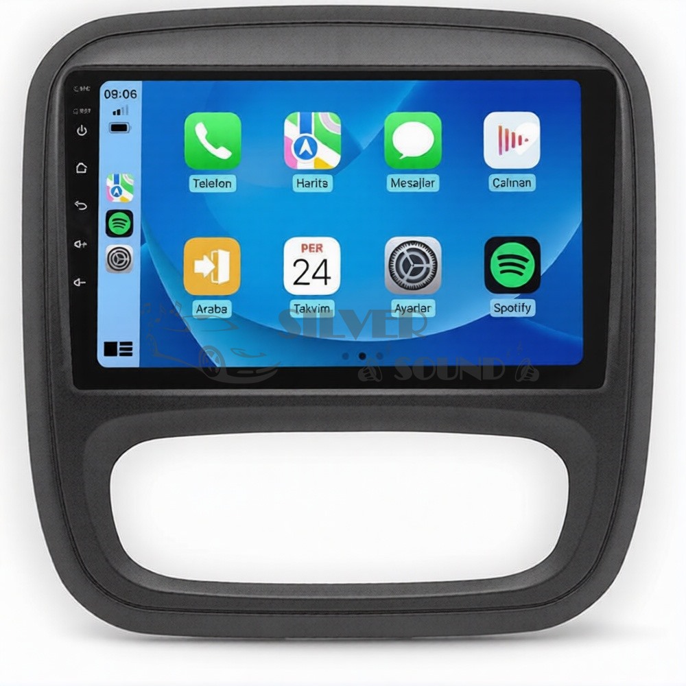 Renault Trafic 9 inç Carplay Androidauto Android Multimedya Sistemi