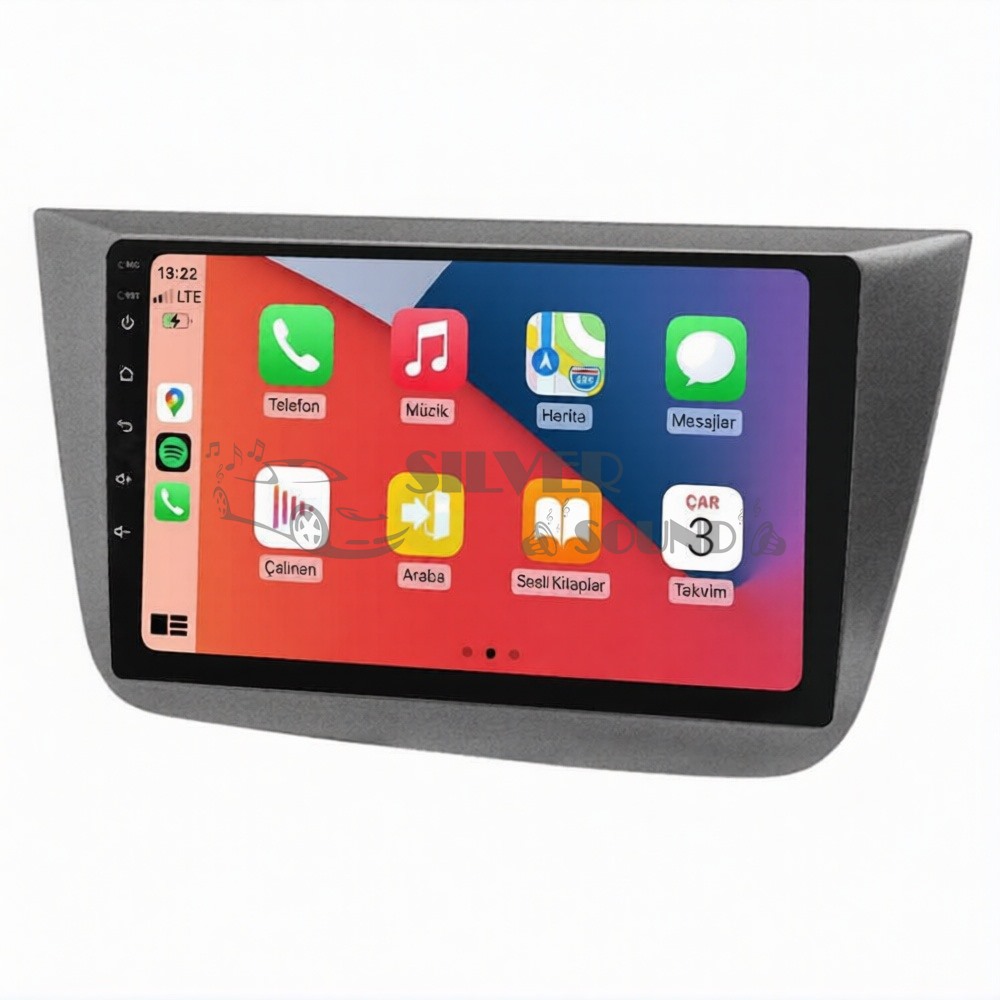 Seat Altea Toledo 9 inç Carplay Androidauto Multimedya Sistemi