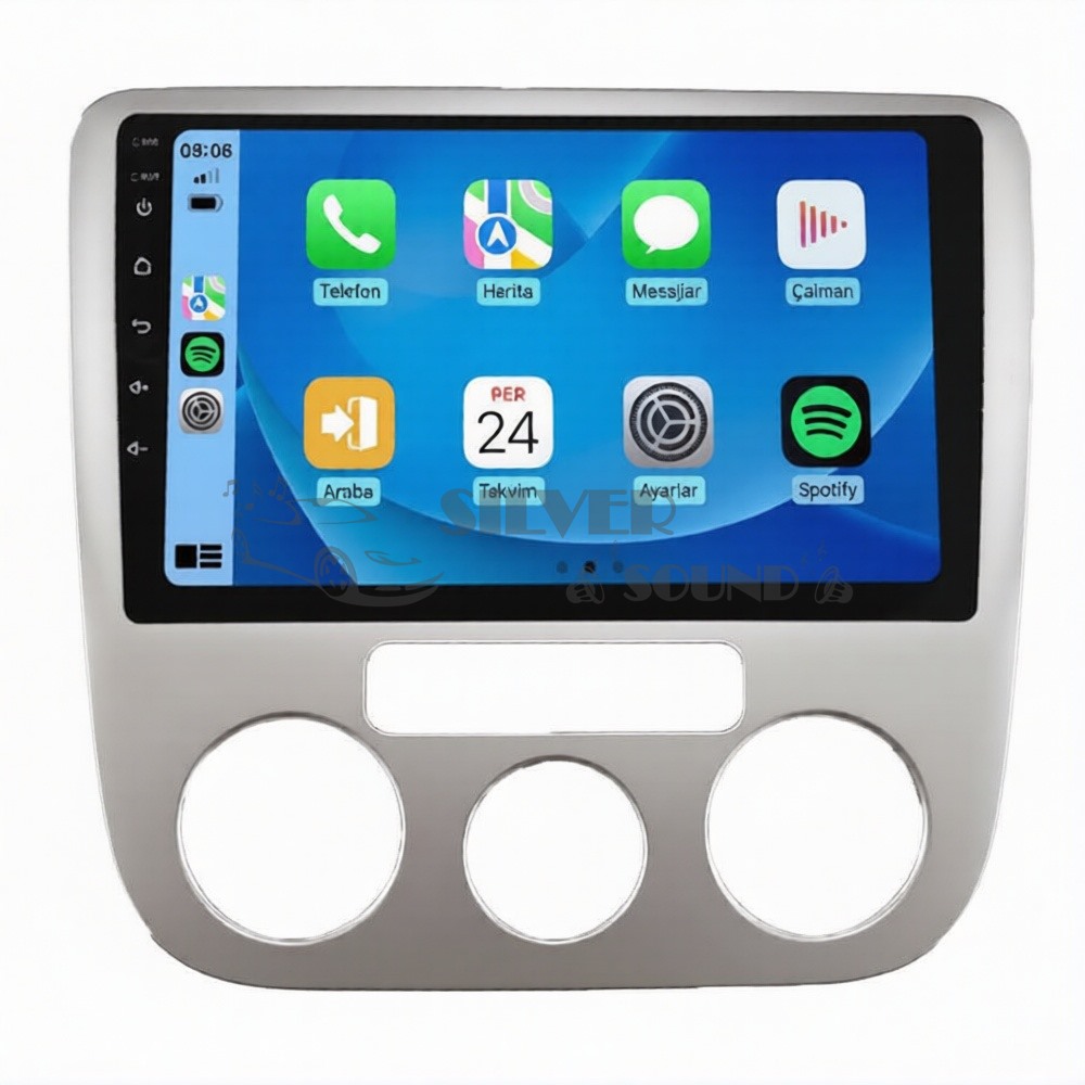 VolksWagen Scirocco 9 inç Carplay Androidauto Android Multimedya Sistemi