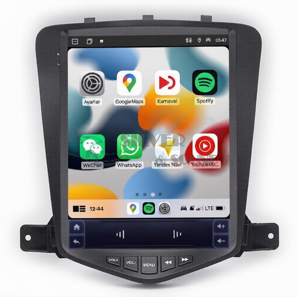Chevrolet Cruze 9.7 inç Tesla Carplay Androidauto Android Multimedya Sistemi