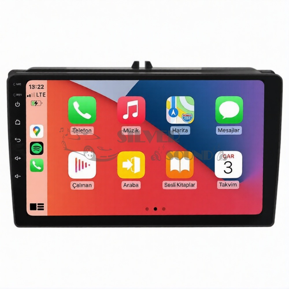 Volkswagen Seat Skoda 9 inç Carplay Androidauto Multimedya Sistemi