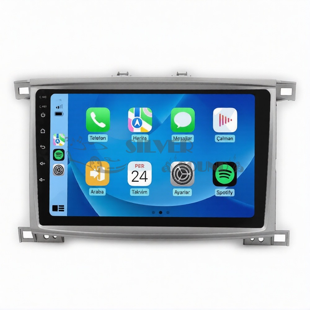 Toyota Land Cruiser 100 10.1 inç Carplay Androidauto Android Multimedya Sistemi