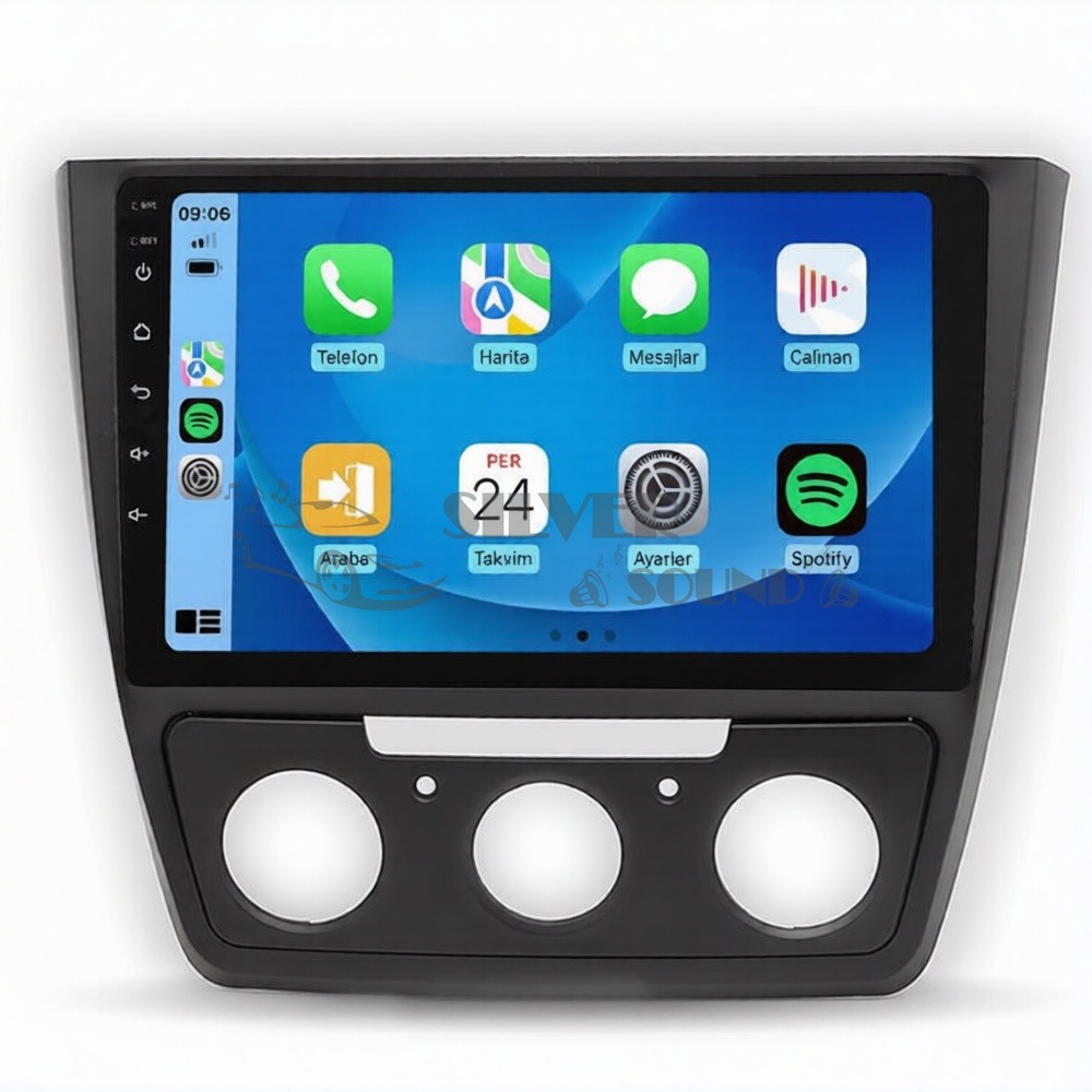 Skoda Yeti 10.1 inç Carplay Androidauto Android Multimedya Sistemi