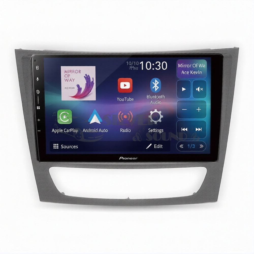 Pioneer PF97BT Mercedes Benz E Class CLS Class 9 inç Carplay Androidauto Multimedya Sistemi