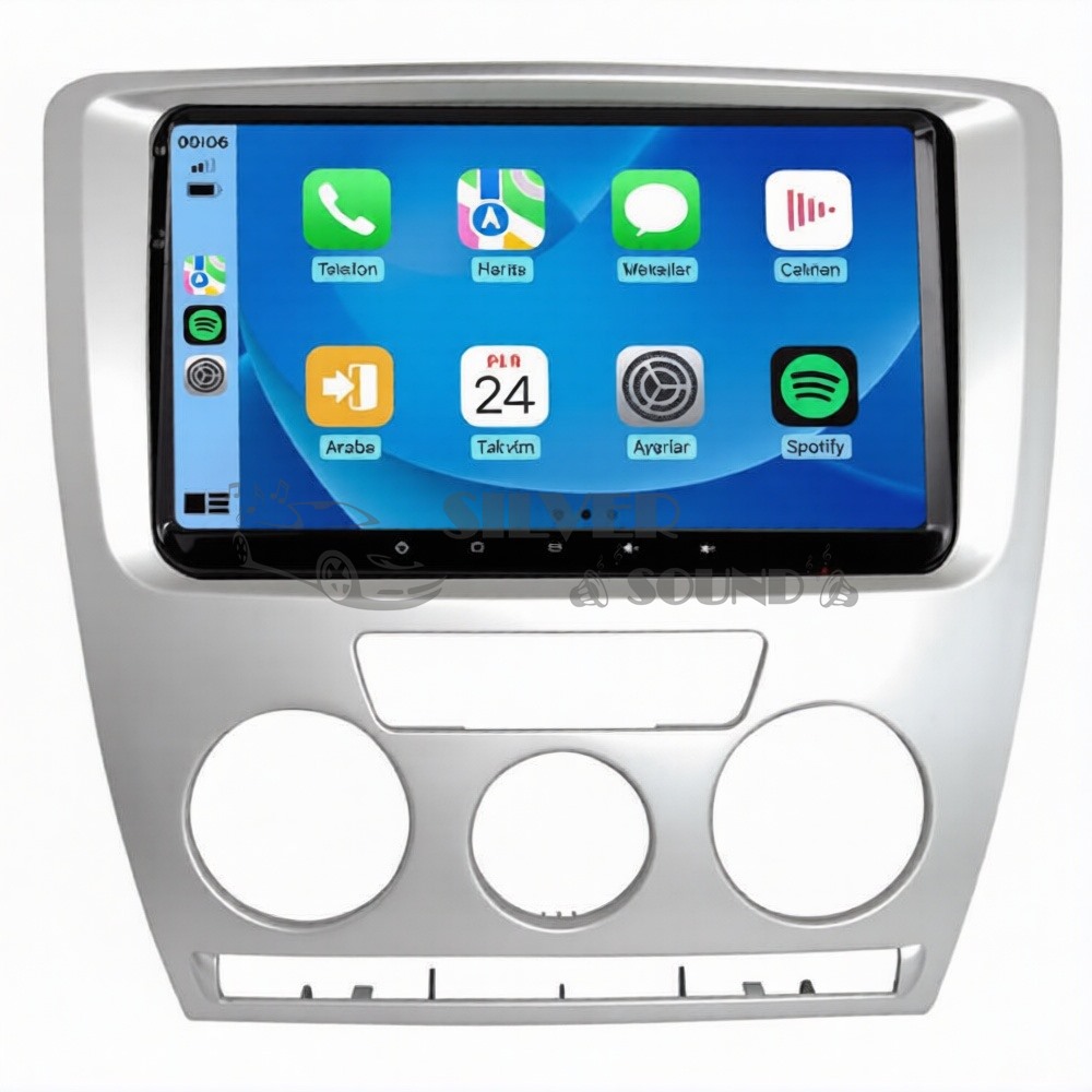 Skoda Octavia Android Navigasyon ve Multimedya Sistemi Analog Klima (VW)