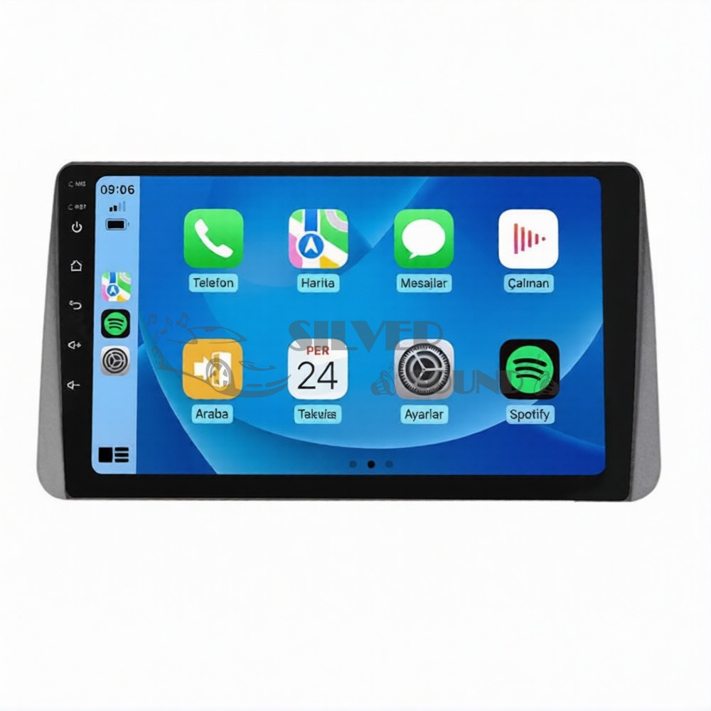 Fiat Egea 9 inç Carplay Androidauto Android Multimedya Sistemi
