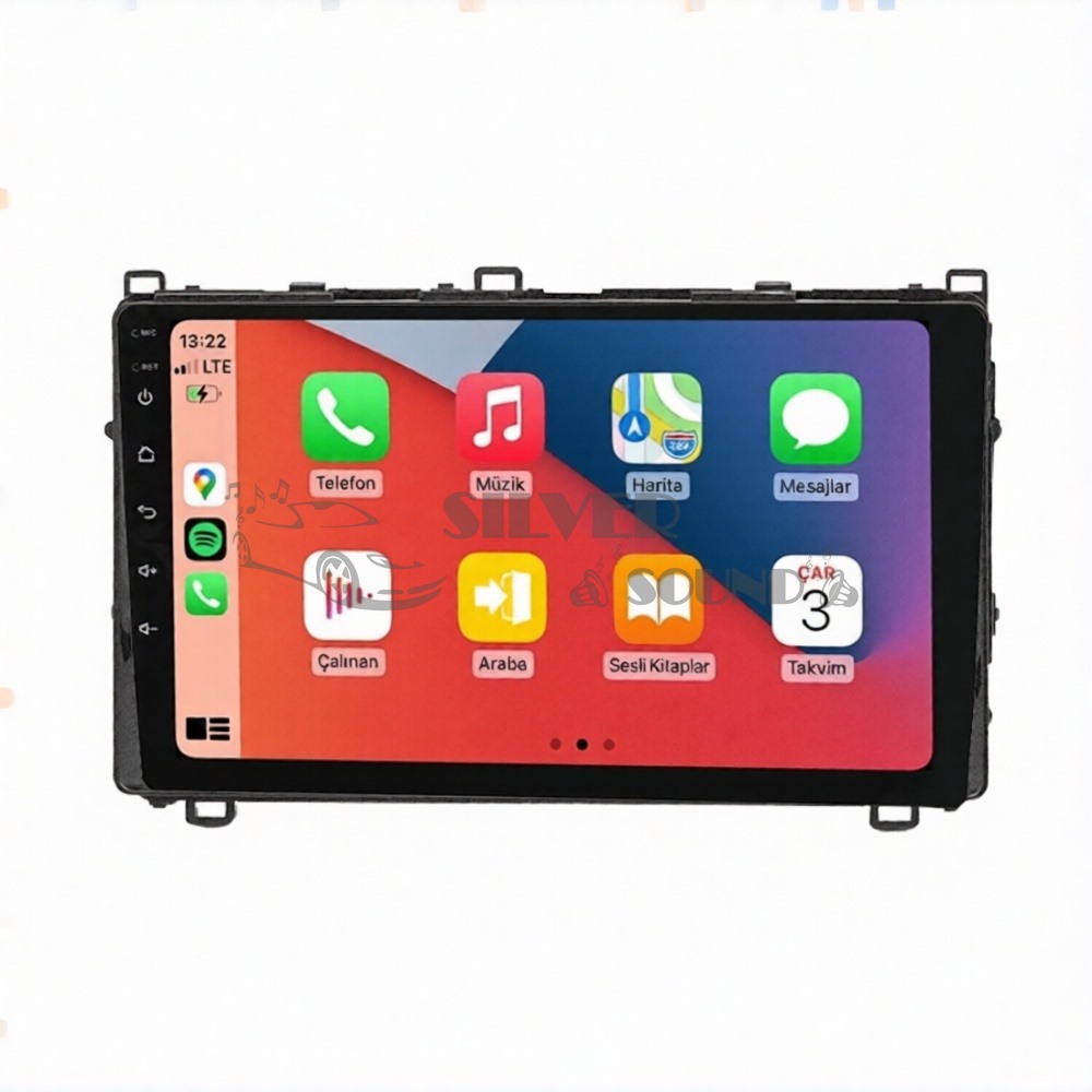 Toyota Corolla 9 İnç Carplay Androidauto Multimedya Sistemi