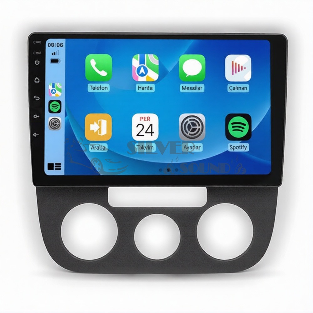 Volkswagen Jetta Manuel Klima 10.1 inç Carplay Androidauto Android Multimedya Sistemi