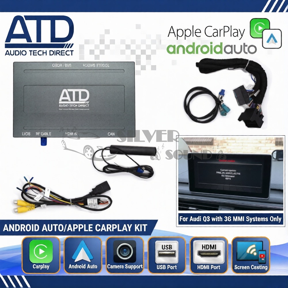 Audi MİB / MİB2 8.3 inç Ana Ünite Carplay AndroidAuto ve Mirrorlink İnterface