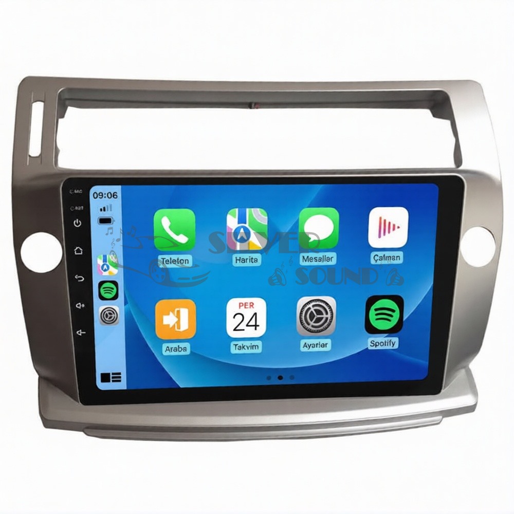 Citroen C4 9 inç Carplay Androidauto Android Multimedya Sistemi