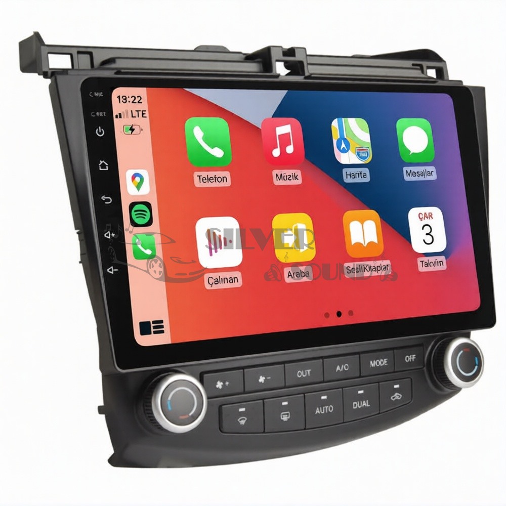 Honda Accord 10.1 inç Carplay Androidauto Multimedya Sistemi
